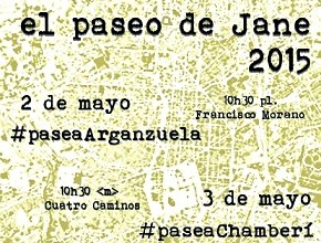 Paseo de Jane 2015 por los distritos de Chamberí y Tetuán