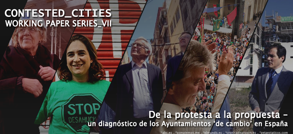 De la protesta a la propuesta – un diagnóstico de los Ayuntamientos ‘de cambio’ en España